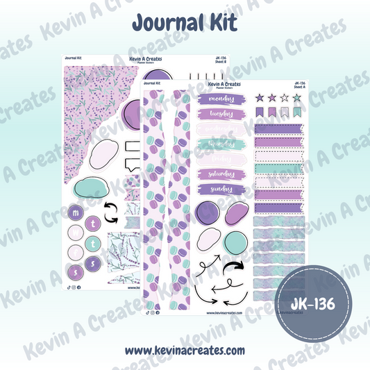 JK-136, Planner Stickers Journaling Kit