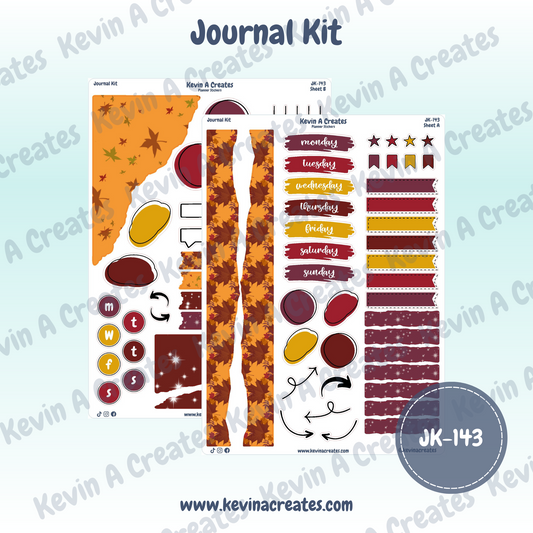 JK-143, Planner Stickers Journaling Kit