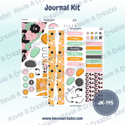 JK-145, Planner Stickers Journaling Kit