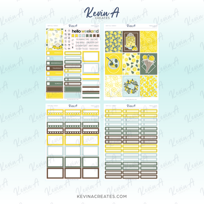 Fresh Lemon Weekly Kit || Vertical Format