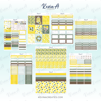 Fresh Lemon Weekly Kit || Vertical Format