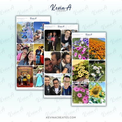 Personalized Photo Memory Sticker Sheets