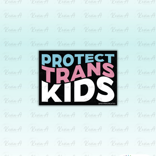 Protect Trans Kids Die Cut Sticker