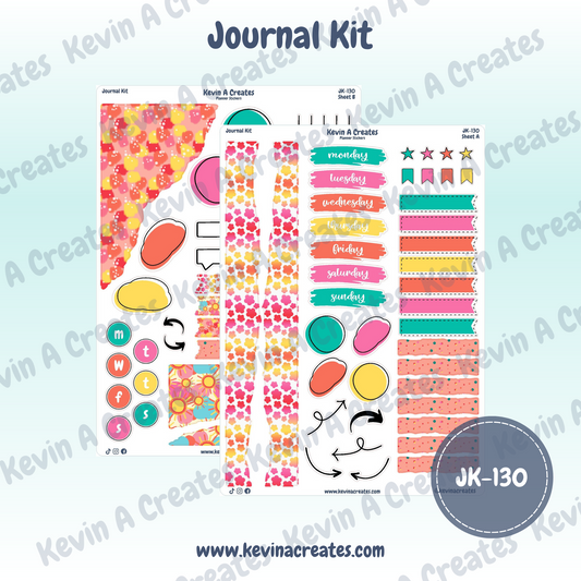 JK-130, Planner Stickers Journaling Kit