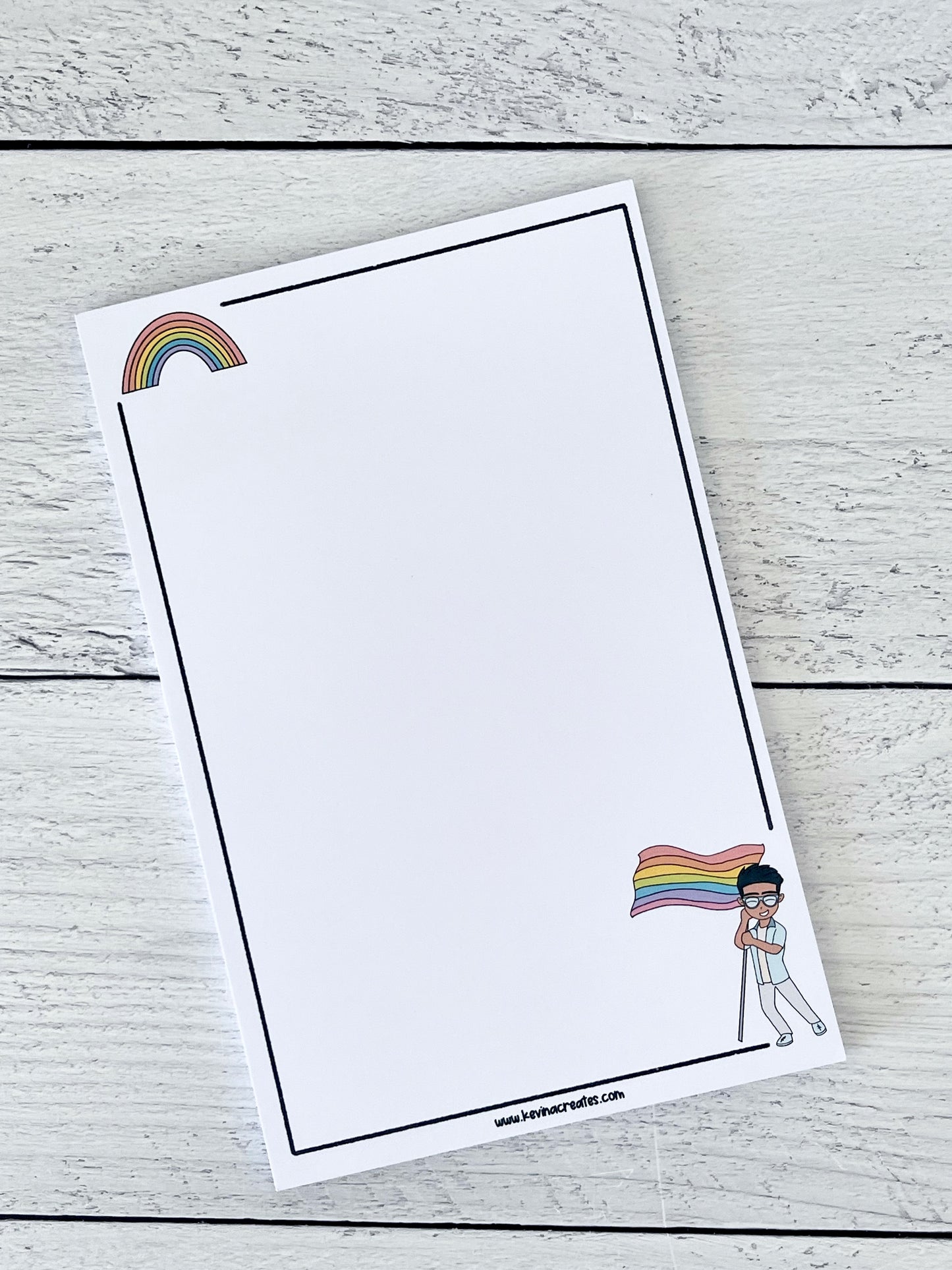 Pride Memo Pad, Handmade Memopads